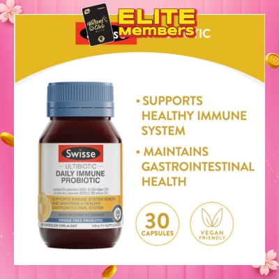 SWISSE Ultibiotic Daily Immune Probiotic 30s (Expiry: Oct`2026)