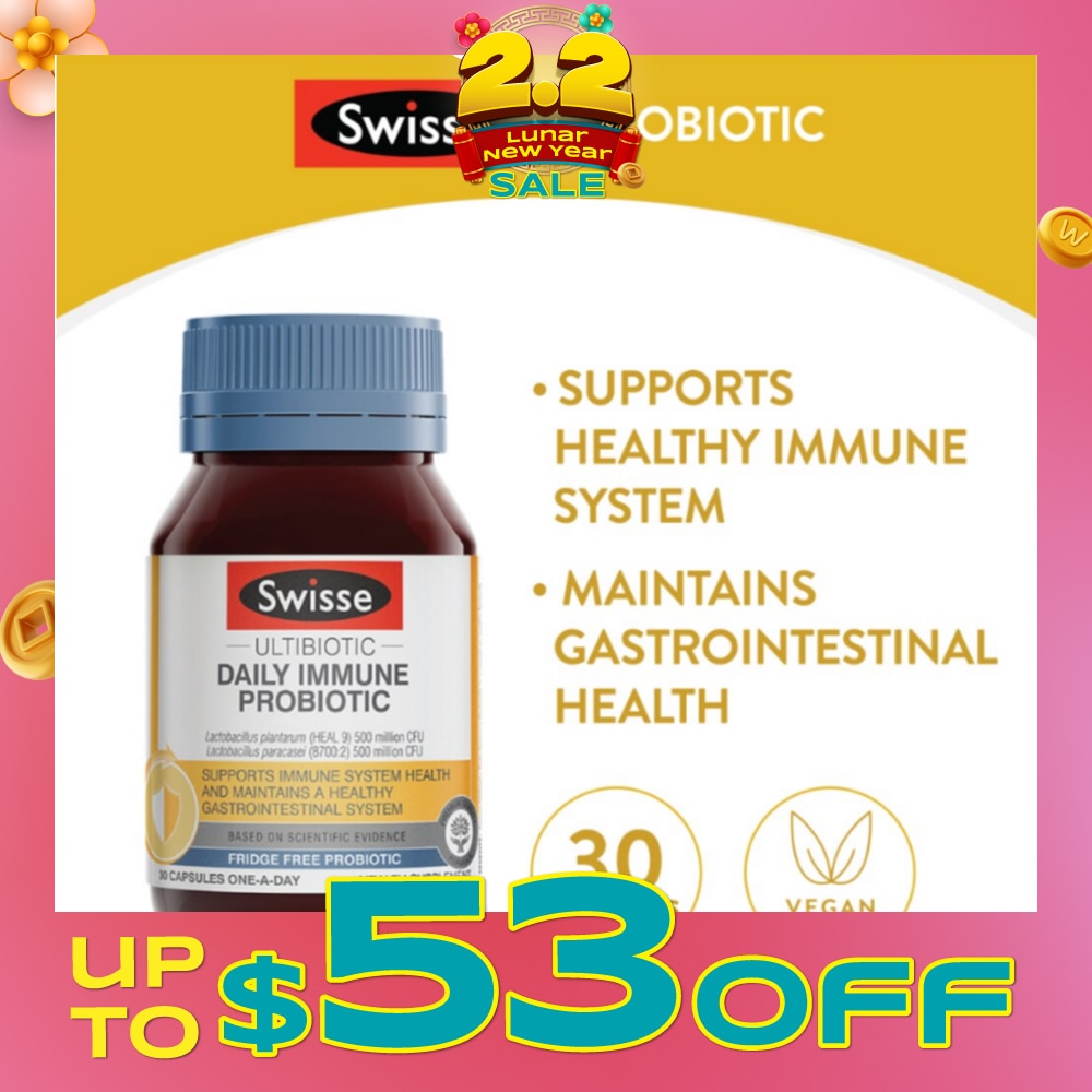 Ultibiotic Daily Immune Probiotic 30s (Expiry: Oct`2026)