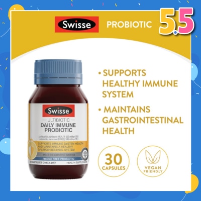 SWISSE Ultibiotic Daily Immune Probiotic 30s
