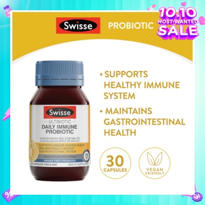 SWISSE Ultibiotic Daily Immune Probiotic 30s
