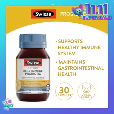 SWISSE Ultibiotic Daily Immune Probiotic 30s