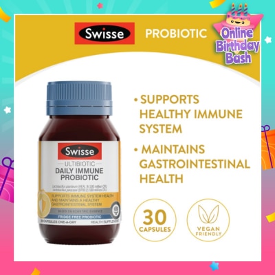SWISSE Ultibiotic Daily Immune Probiotic 30s