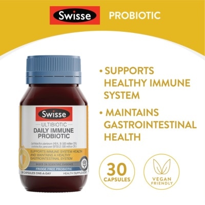 SWISSE Ultibiotic Daily Immune Probiotic 30s