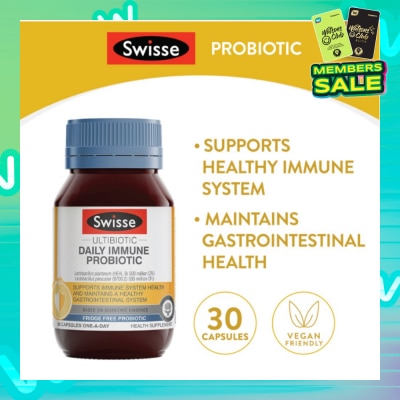 SWISSE Ultibiotic Daily Immune Probiotic 30s