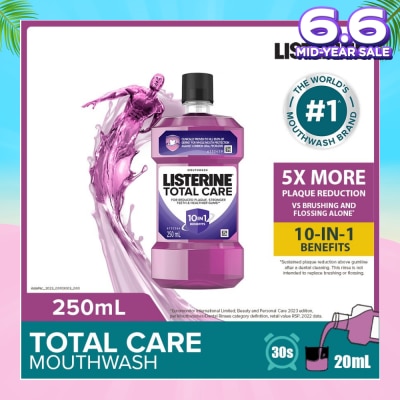 LISTERINE Listerine Total Care With 6-In-1 Benefits Mouthwash 250ml