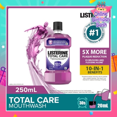 LISTERINE Listerine Total Care With 6-In-1 Benefits Mouthwash 250ml