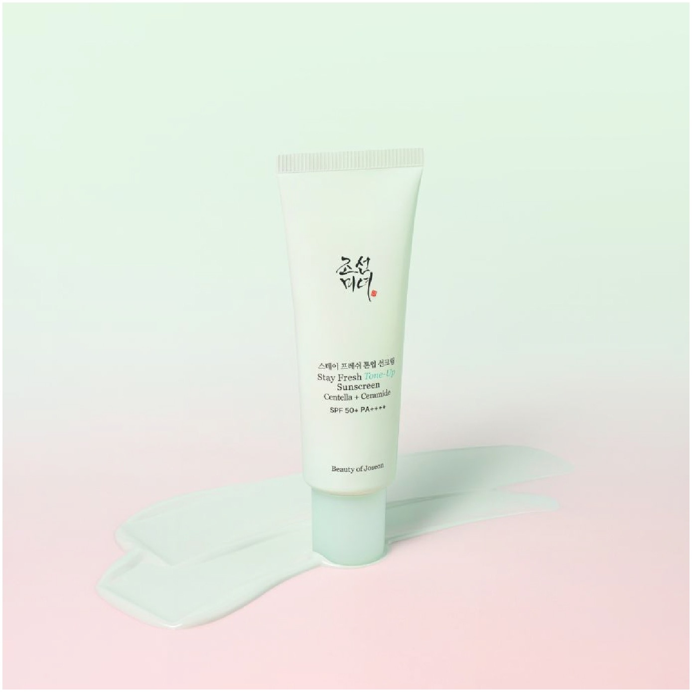 Stay Fresh Centella + Ceramide SPF50+ PA++++ Green Tone-Up Sunscreen 50ml