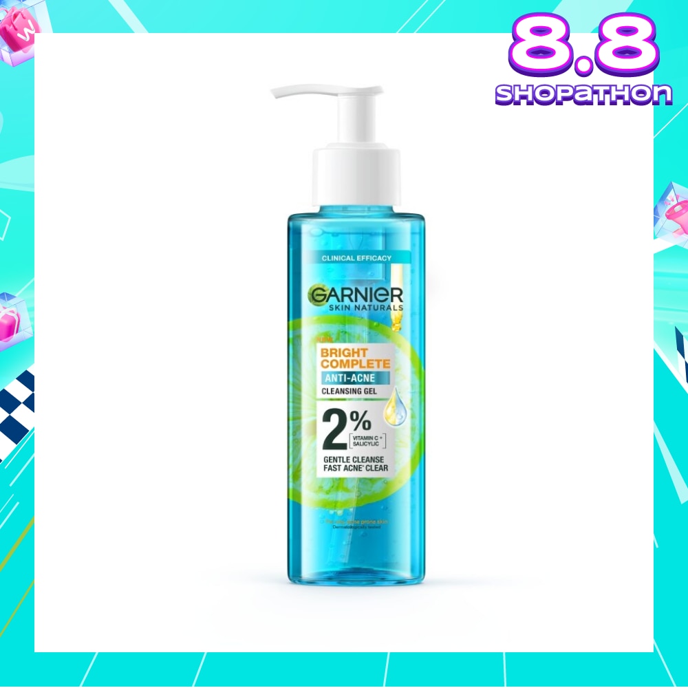 Bright Complete Anti-Acne Gel Wash (with Vitamin C and Salicylic Acid for Acne Clearing) 120ml