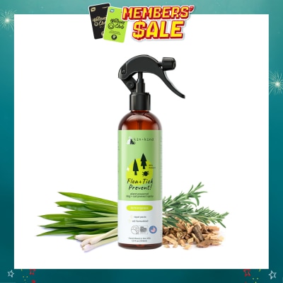 KIN + KIND - Flea Tick Spray for Dog & Cat Lemongrass 354ml