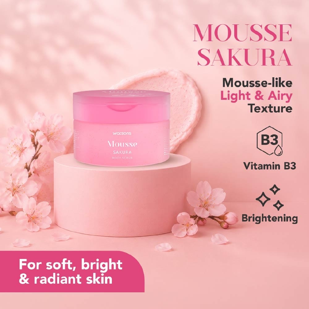 Mousse Sakura Body Scrub 280g