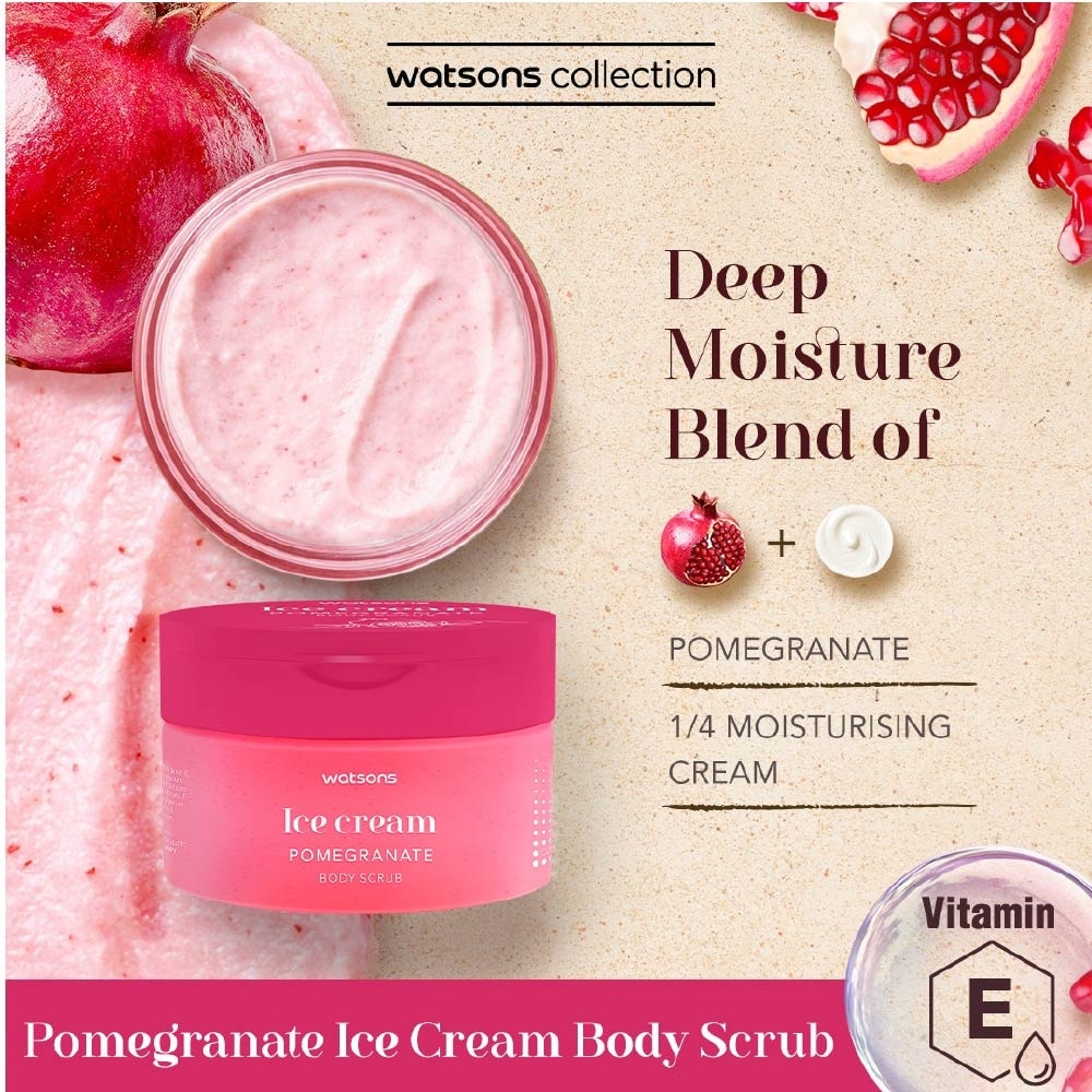 Ice Cream Pomegranate Body Scrub 280g