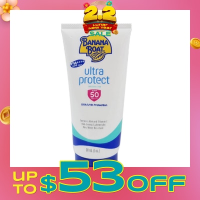 BANANA BOAT Ultra Protect Sunscreen Lotion SPF50 PA+++ 90ml