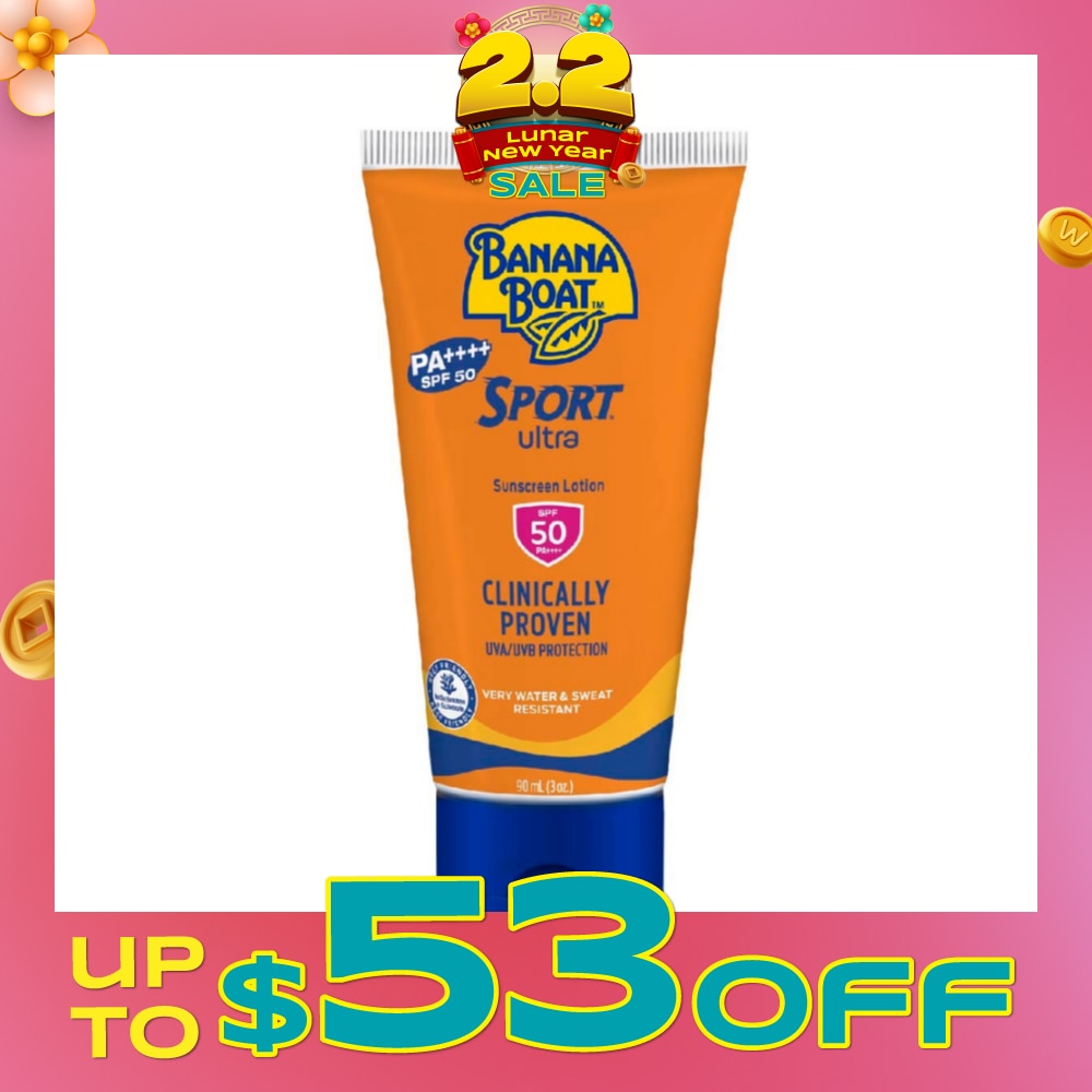 Banana Boat Sport Sunscreen Lotion SPF50 PA+++ 90ml
