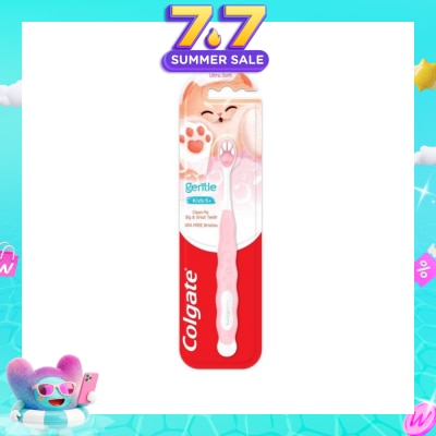 COLGATE - Gentle Kids Fluffy Paw Toothbrush (Bpa Free) 1s