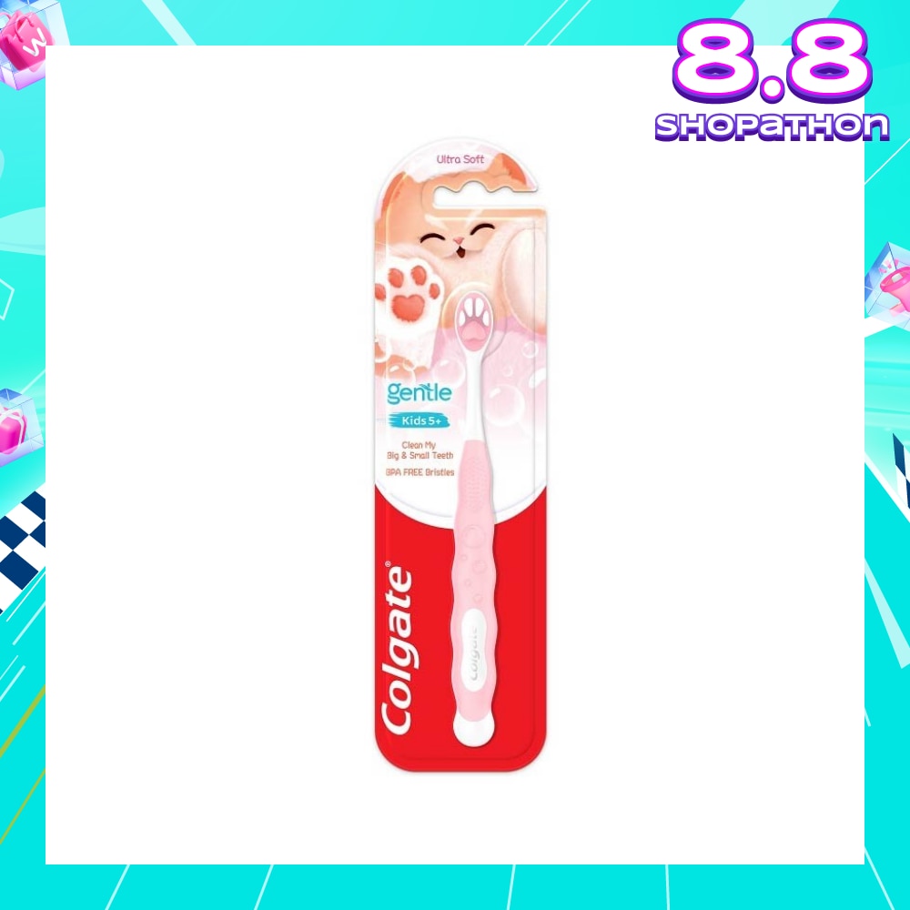 Gentle Kids Fluffy Paw Toothbrush (Bpa Free) 1s