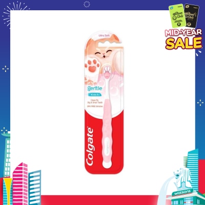 COLGATE Gentle Kids Fluffy Paw Toothbrush (Bpa Free) 1s