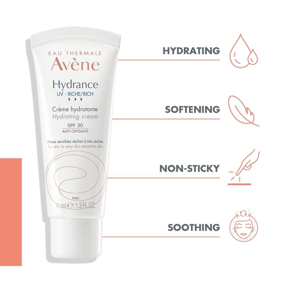 Hydrance Anti-Oxidant Hydrating Cream SPF30  (Suitable for Sensitive Dry to Very Dry Skin) 40ml