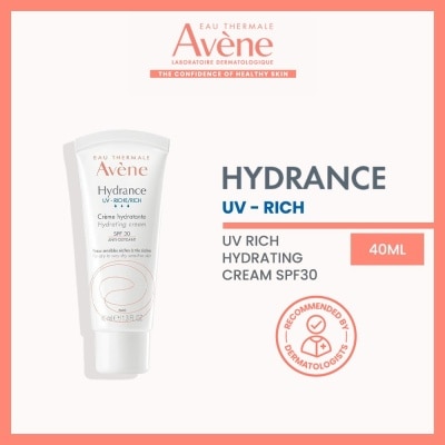 EAU THERMALE AVENE Hydrance Anti-Oxidant Hydrating Cream SPF30  (Suitable for Sensitive Dry to Very Dry Skin) 40ml