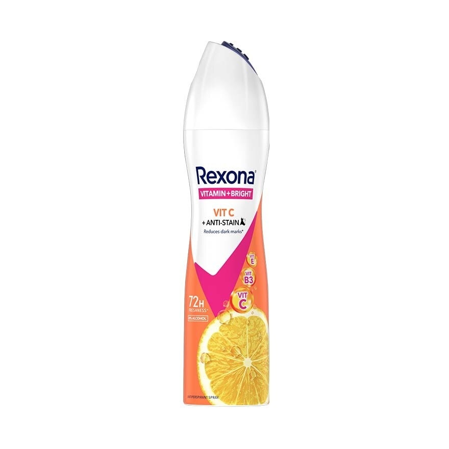 Vitamin And Bright Vit C And Anti Stain Anti Perspirant With Motion Activated Technology (Up To 72 Hours Protection Against Sweat And Odour) 135ml