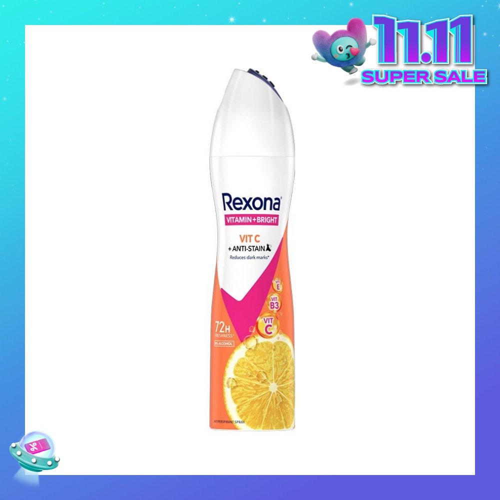 Vitamin And Bright Vit C And Anti Stain Anti Perspirant With Motion Activated Technology (Up To 72 Hours Protection Against Sweat And Odour) 135ml