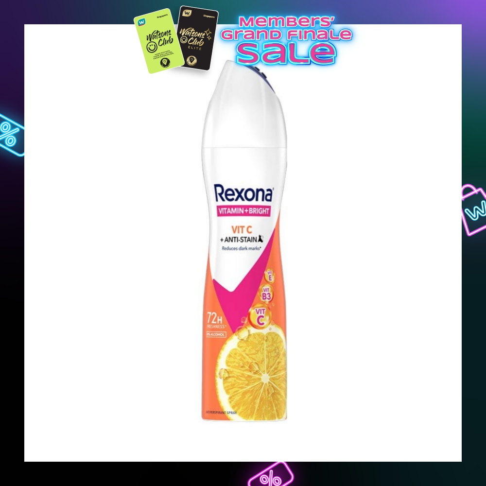 Vitamin And Bright Vit C And Anti Stain Anti Perspirant With Motion Activated Technology (Up To 72 Hours Protection Against Sweat And Odour) 135ml