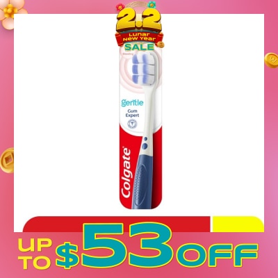 COLGATE Gentle Gum Expert Toothbrush 1s