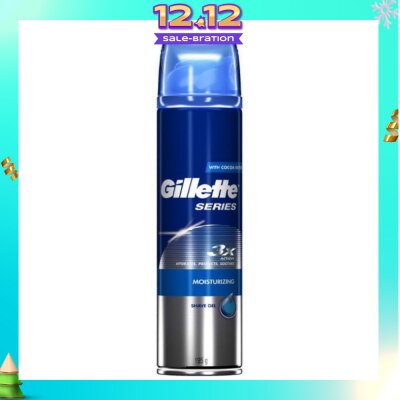 GILLETTE Series Gel Shave Prep Moisturizing 195g