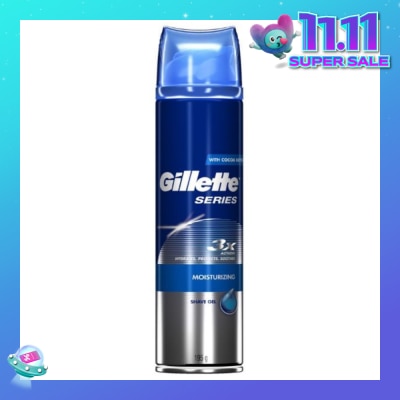 GILLETTE Series Gel Shave Prep Moisturizing 195g