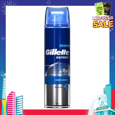 GILLETTE Series Gel Shave Prep Moisturizing 195g