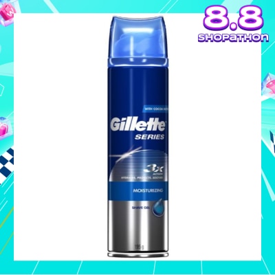 GILLETTE Series Gel Shave Prep Moisturizing 195g
