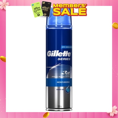 GILLETTE Series Gel Shave Prep Moisturizing 195g