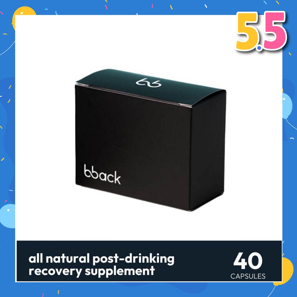 Hangover Relief And Alcohol Detox Box (Supports Healthy Liver Function) 40s