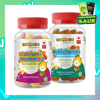 GUMAZING Vitamin D3 + K2 Liquid Drops for Kids (Promote Strong Bones + Immunity) 15ml