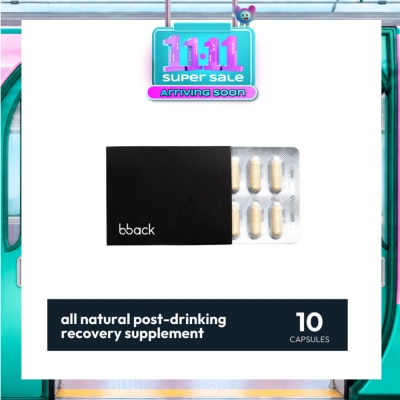 BOUNCEBACK Hangover Relief And Alcohol Detox Sleeve (Boosts Alcohol Metabolism Supports Healthy Liver Function) 10s image
