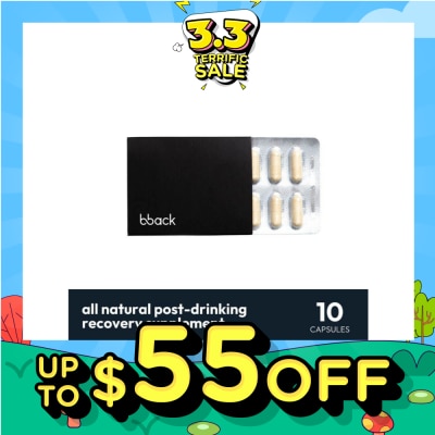 BOUNCEBACK Hangover Relief And Alcohol Detox Sleeve (Boosts Alcohol Metabolism Supports Healthy Liver Function) 10s