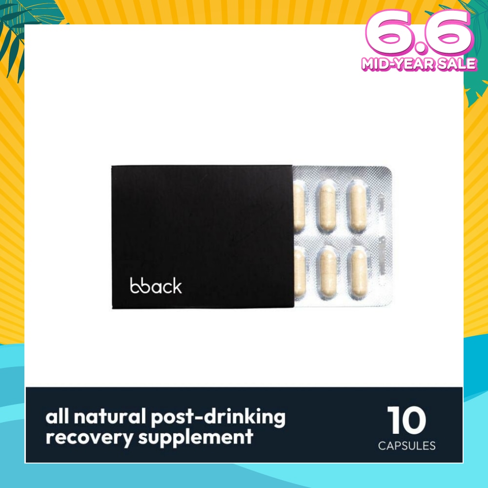 Hangover Relief And Alcohol Detox Sleeve (Boosts Alcohol Metabolism Supports Healthy Liver Function) 10s