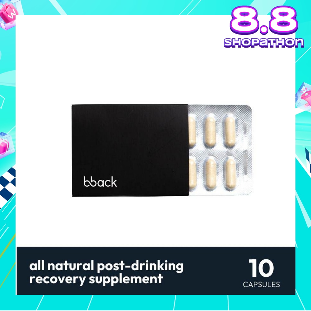 Hangover Relief And Alcohol Detox Sleeve (Boosts Alcohol Metabolism Supports Healthy Liver Function) 10s