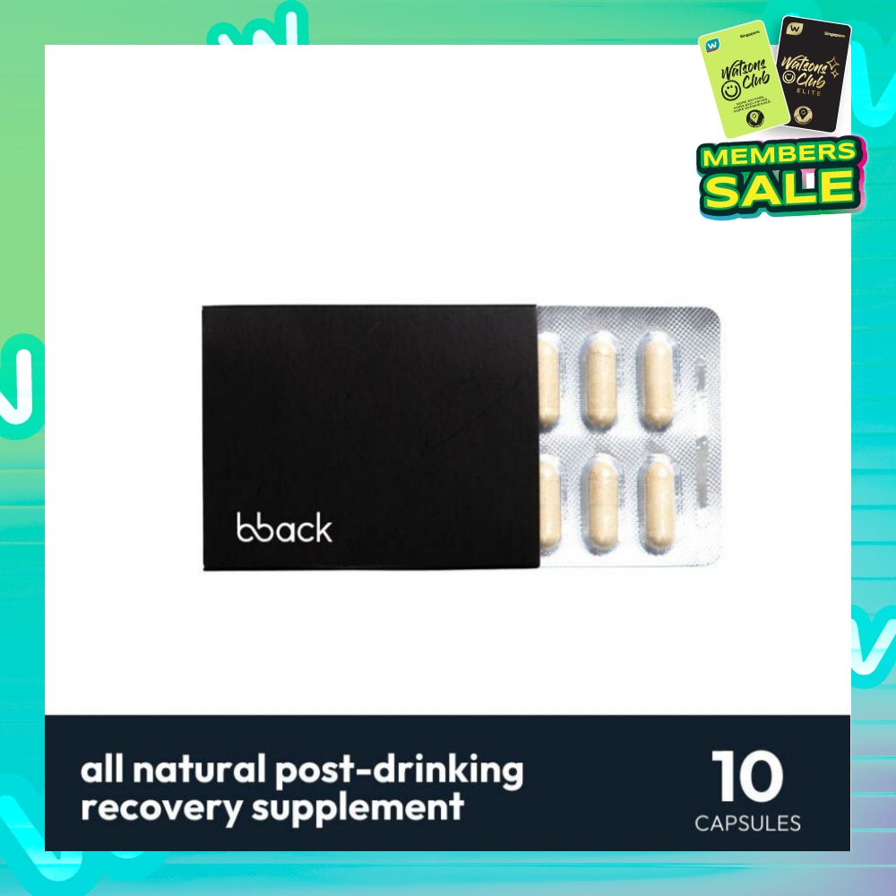 Hangover Relief And Alcohol Detox Sleeve (Boosts Alcohol Metabolism Supports Healthy Liver Function) 10s