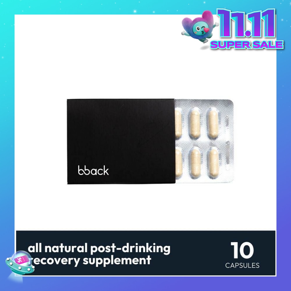 Hangover Relief And Alcohol Detox Sleeve (Boosts Alcohol Metabolism Supports Healthy Liver Function) 10s