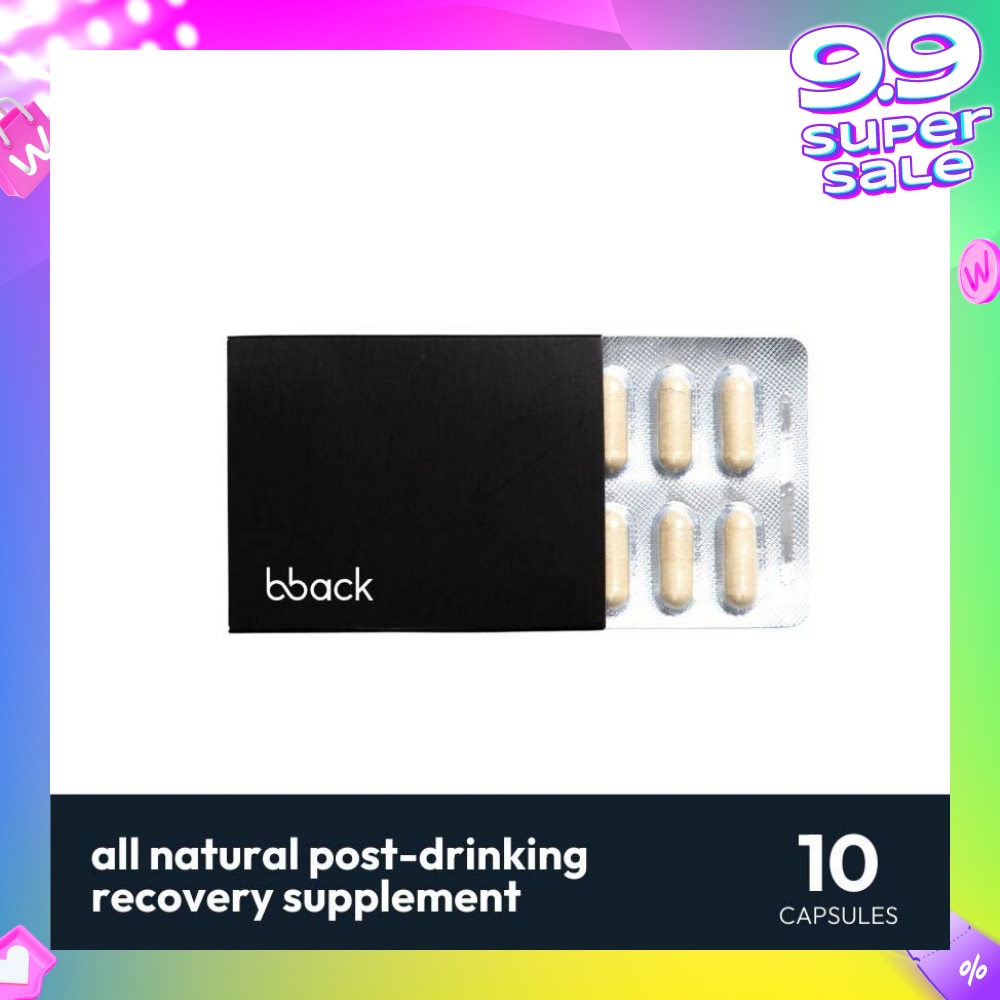Hangover Relief And Alcohol Detox Sleeve (Boosts Alcohol Metabolism Supports Healthy Liver Function) 10s