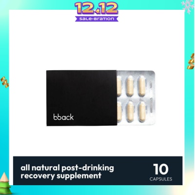 BOUNCEBACK Hangover Relief And Alcohol Detox Sleeve (Boosts Alcohol Metabolism Supports Healthy Liver Function) 10s
