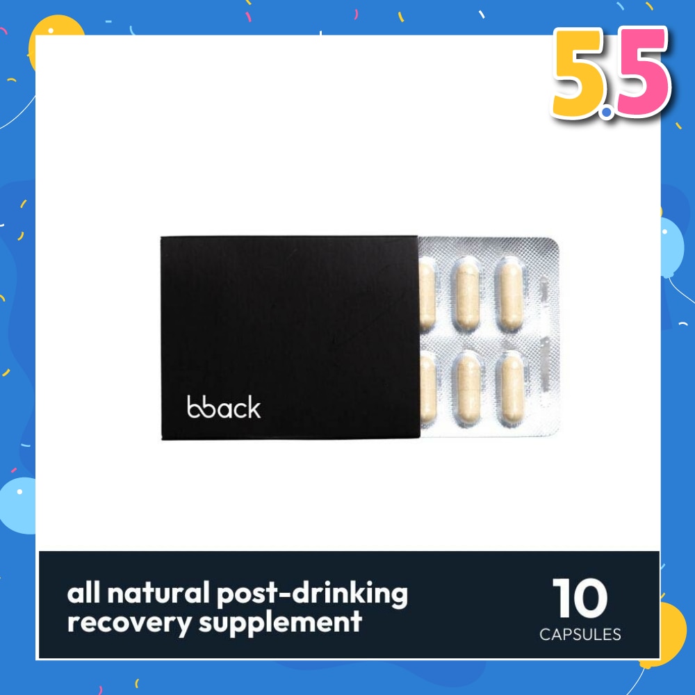 Hangover Relief And Alcohol Detox Sleeve (Boosts Alcohol Metabolism Supports Healthy Liver Function) 10s