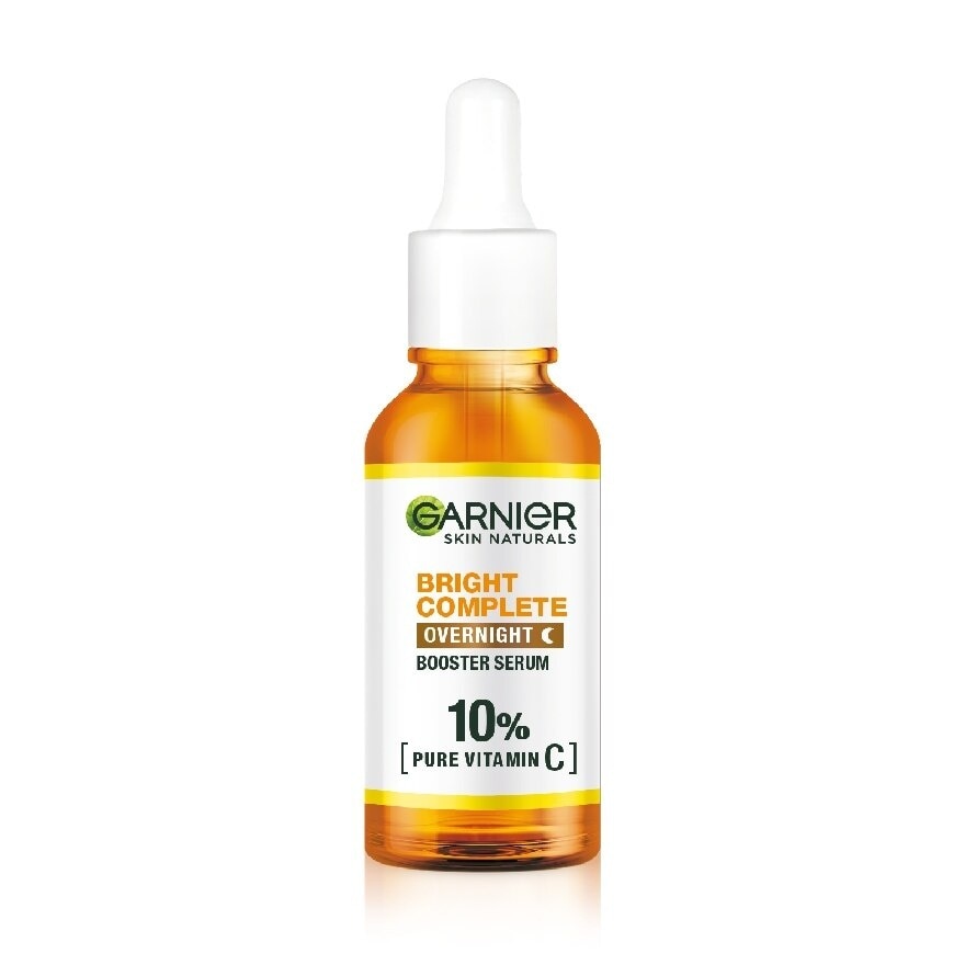 Bright Complete Overnight Serum (10% Pure Vitamin C  Reduce Skin Blemishes + Brighten Skin) 30ml