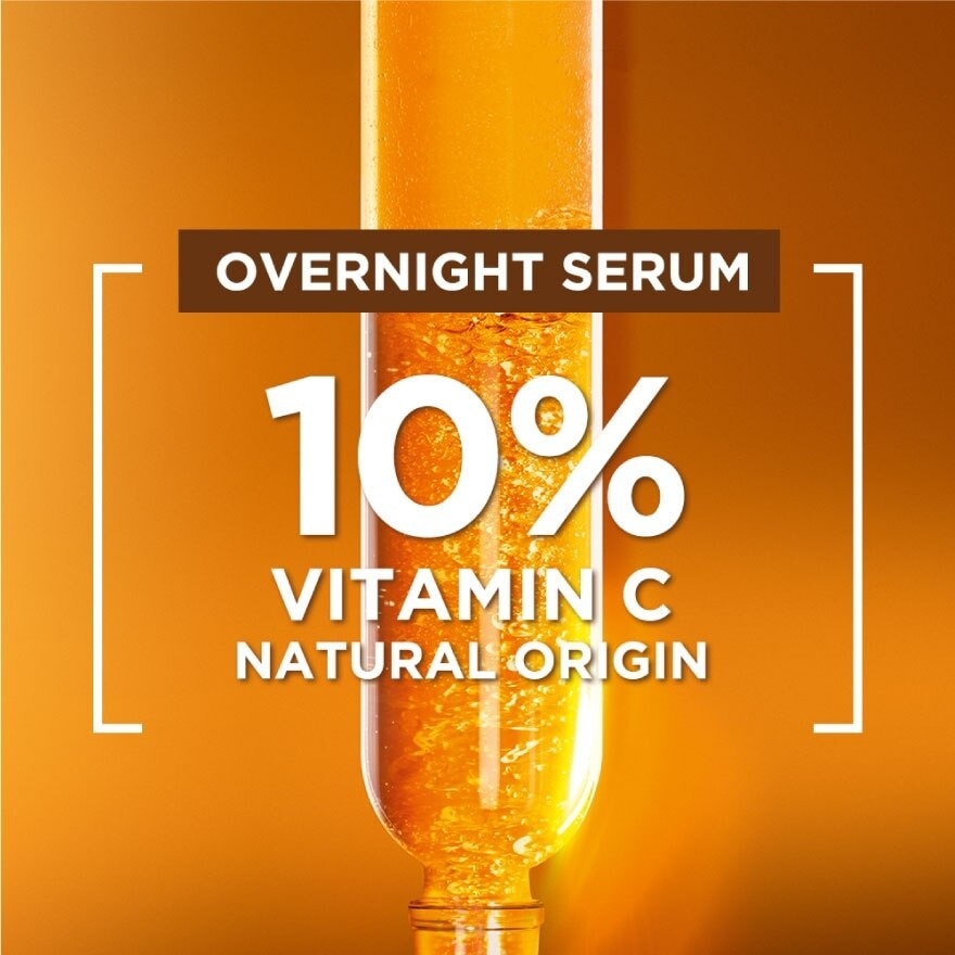 Bright Complete Overnight Serum (10% Pure Vitamin C  Reduce Skin Blemishes + Brighten Skin) 30ml