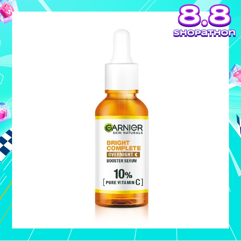 Bright Complete Overnight Serum (10% Pure Vitamin C  Reduce Skin Blemishes + Brighten Skin) 30ml