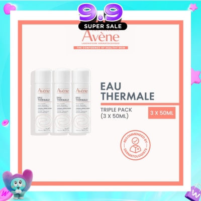 AVÈNE - Thermal Spring Water (To Soothes & Reduces Irritations) 3 x 50ml image