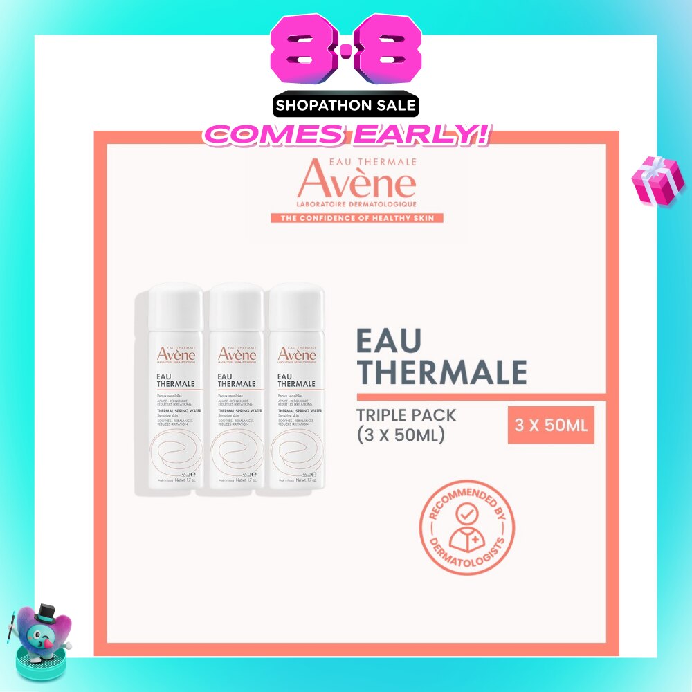 Thermal Spring Water (To Soothes & Reduces Irritations) 3 x 50ml