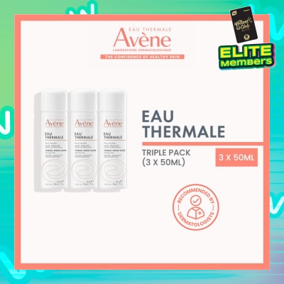 EAU THERMALE AVENE Thermal Spring Water (To Soothes & Reduces Irritations) 3 x 50ml