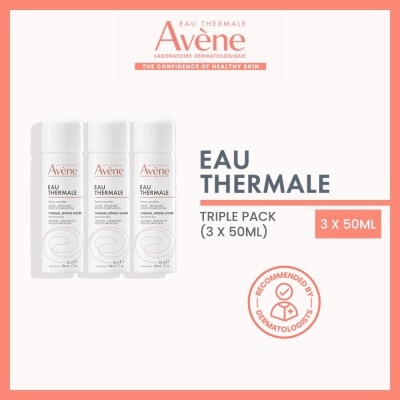 EAU THERMALE AVENE Thermal Spring Water (To Soothes & Reduces Irritations) 3 x 50ml