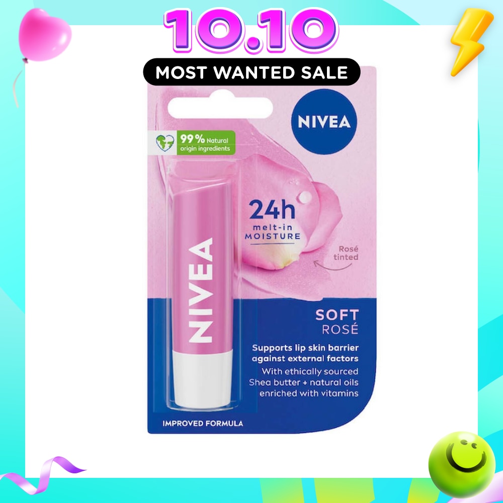 Soft Rose Long Lasting Intensive Moisture Lip Balm (with Rose Extract) 4.8g image